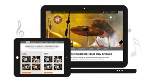 Ontwerp website Online Drumtutorials